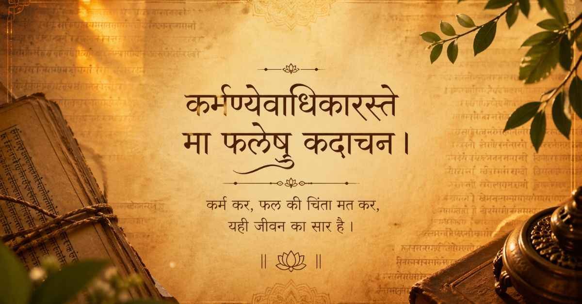 Best Sanskrit Shlok for Insta Bio with Meanings